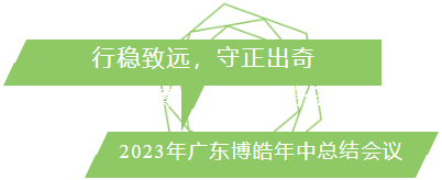 行穩致遠,守正出奇!2023年廣東博皓年中總結會議